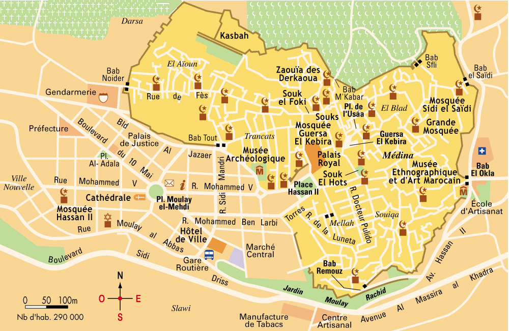 Tetouan cartographie,خريطة تطوان